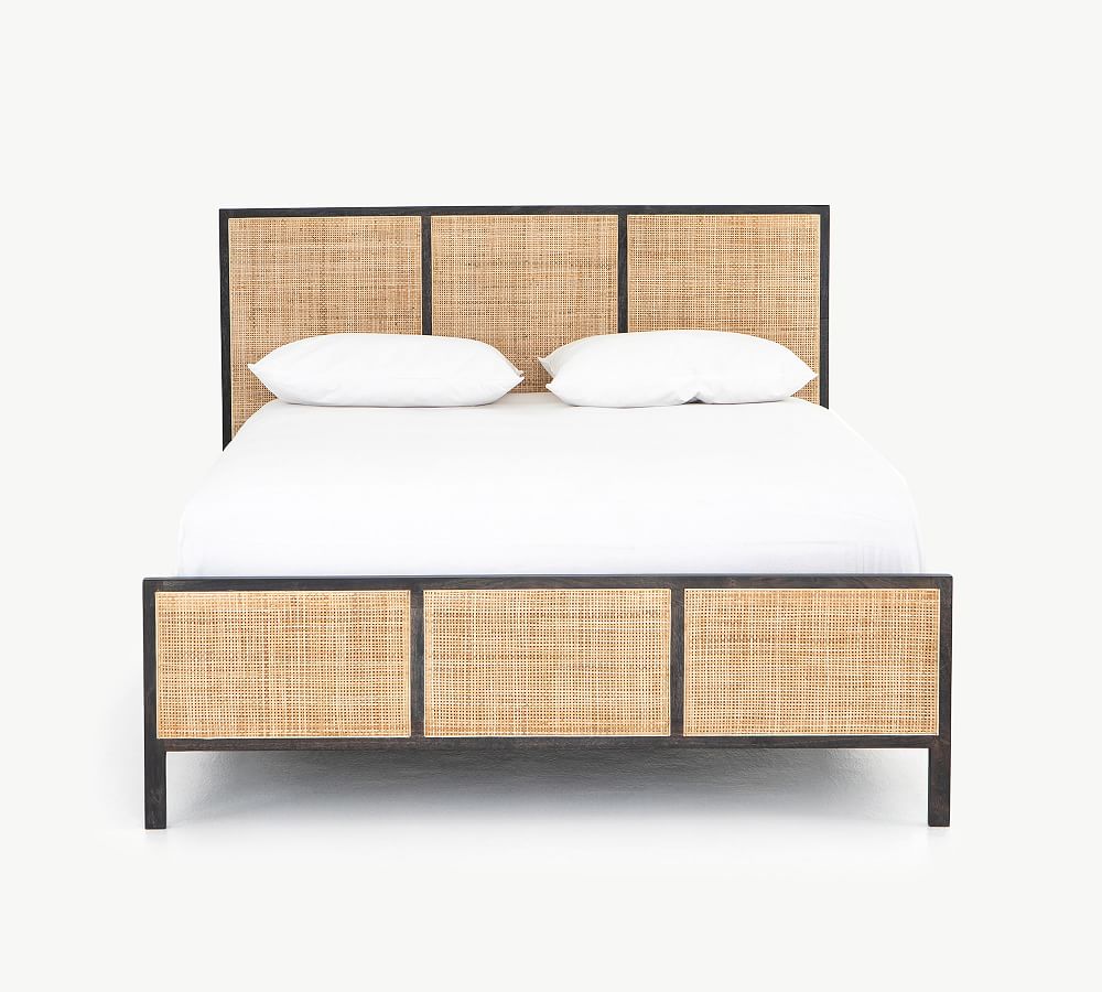 Dolores Cane Platform Bed-King