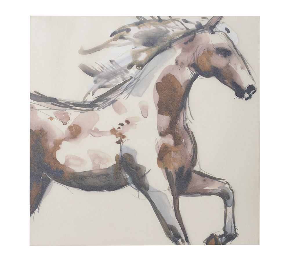 Painted Horse Canvas, 30 x 30