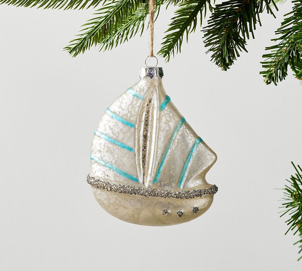 Mercury Boat Ornament