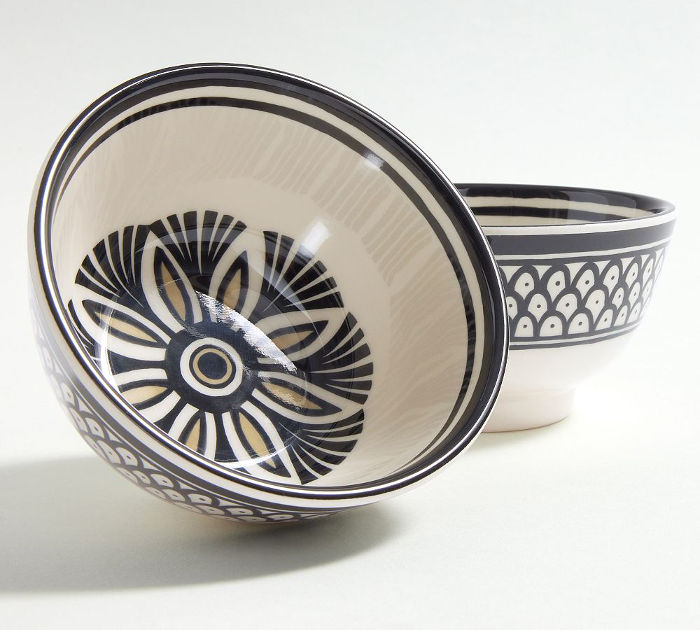Marrakesh Outdoor Melamine Cereal Bowls Set of 4 Pottery Barn
