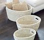 La Palma Woven Rivergrass Oval Baskets, Set of 3