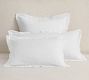 Eyelet Organic Percale Duvet Cover &amp; Shams