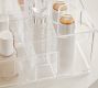 Clear Plastic Cosmetic Drawer Organizer With Handles - Set of 2