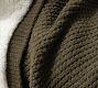 Chenille Waffle Sherpa Back Throw
