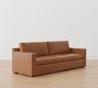 Shasta Square Arm Leather Sofa (68&quot;&ndash;95&quot;)