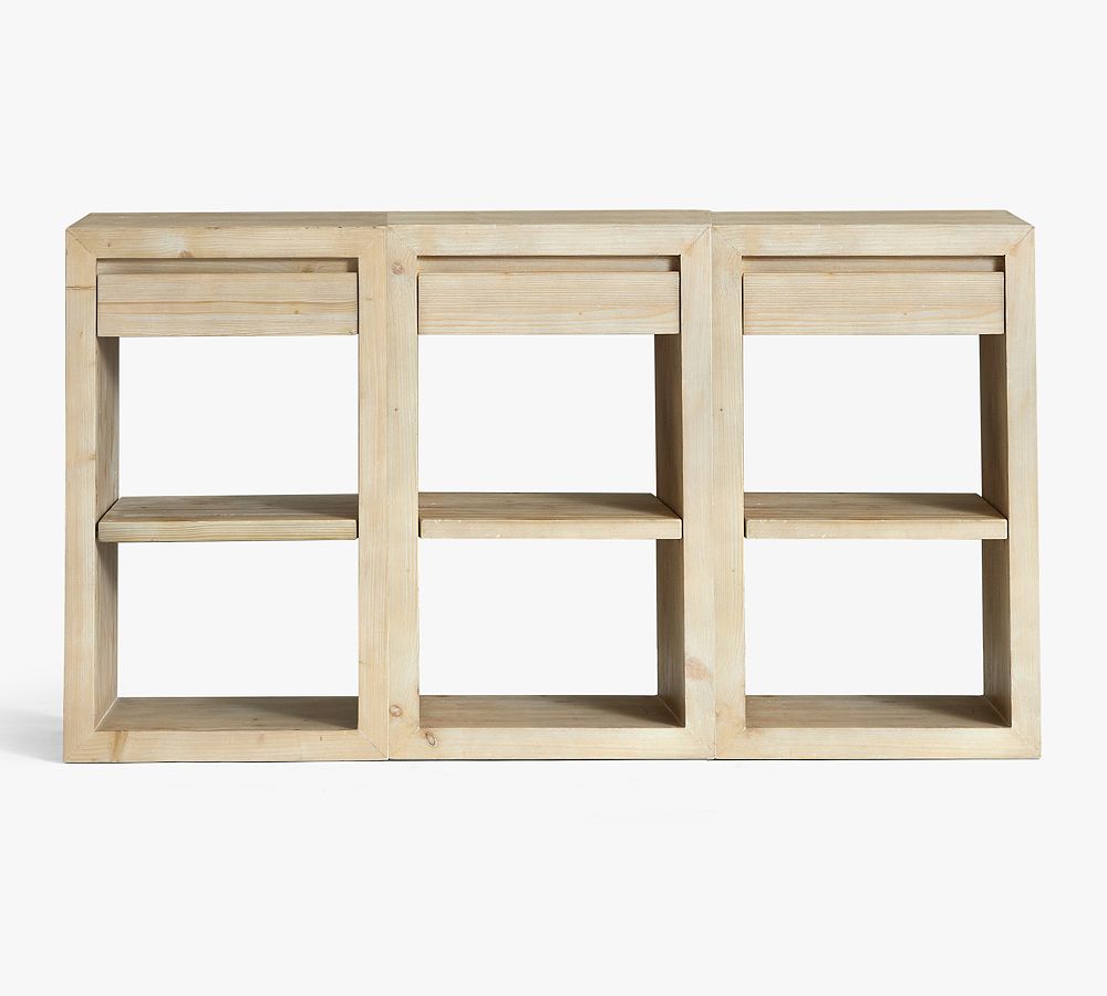 Folsom Storage Shelves with Drawers (63&quot;)