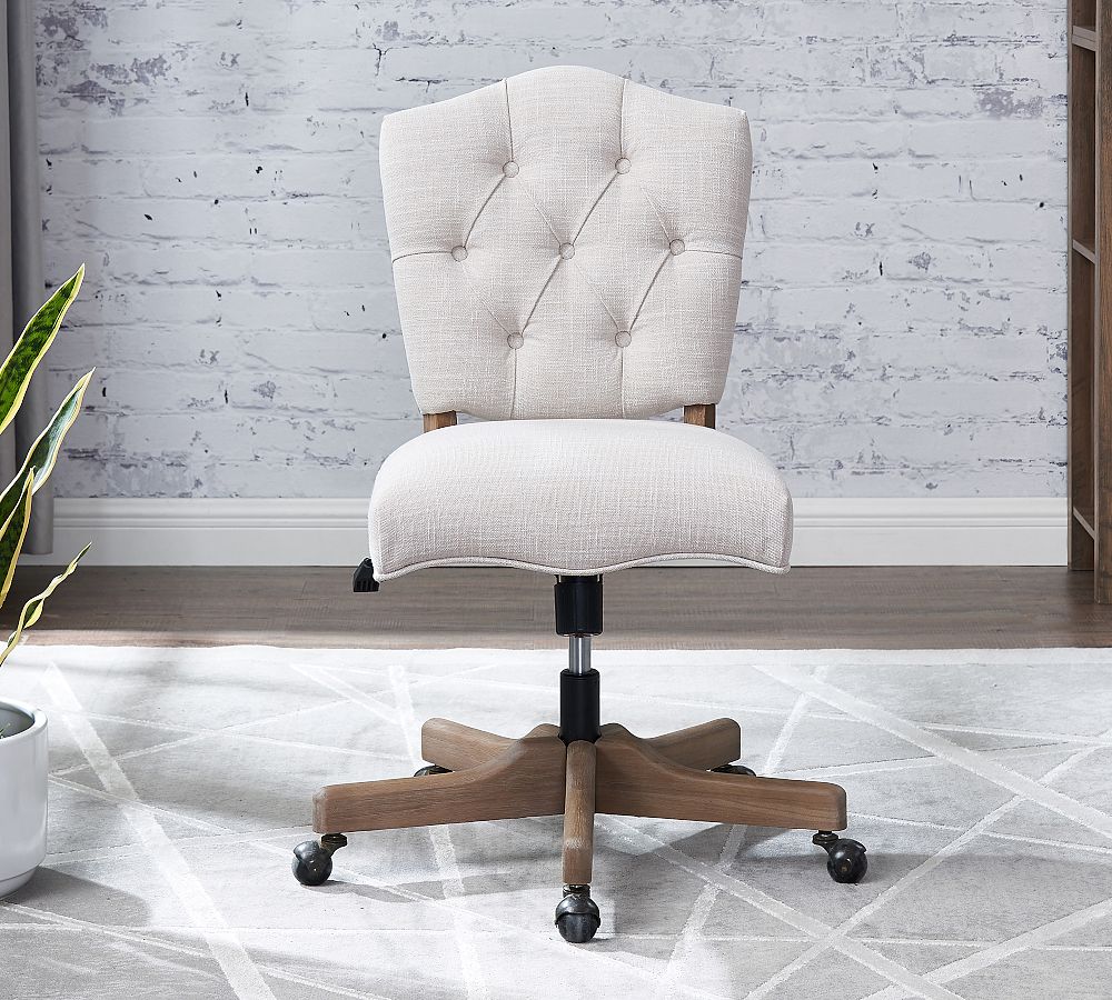 Roscoe Upholstered Swivel Desk Chair