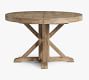 Benchwright Round Pedestal Extending Dining Table (48&quot;)