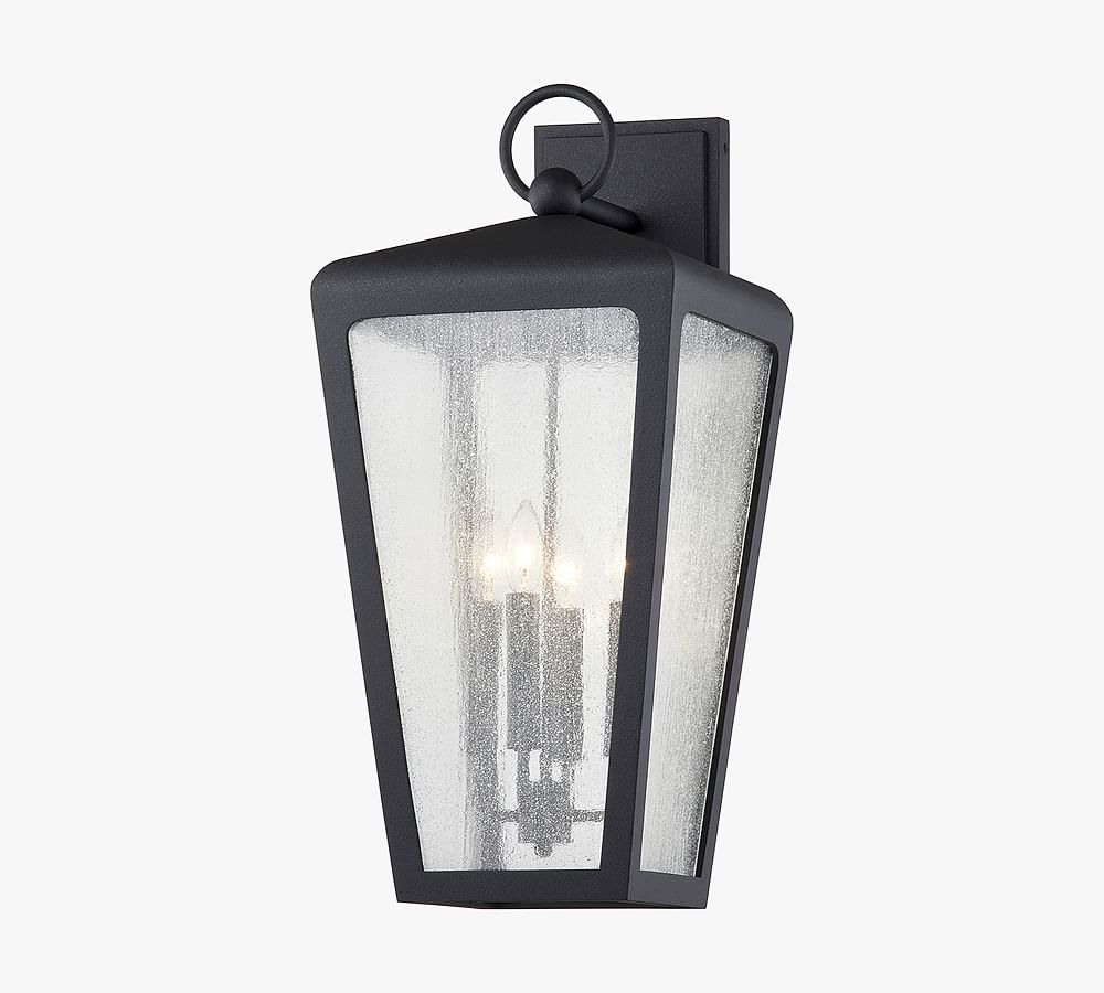 Kyrie Outdoor Seeded Glass Sconce
