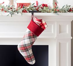 Plaid Stockings | Pottery Barn