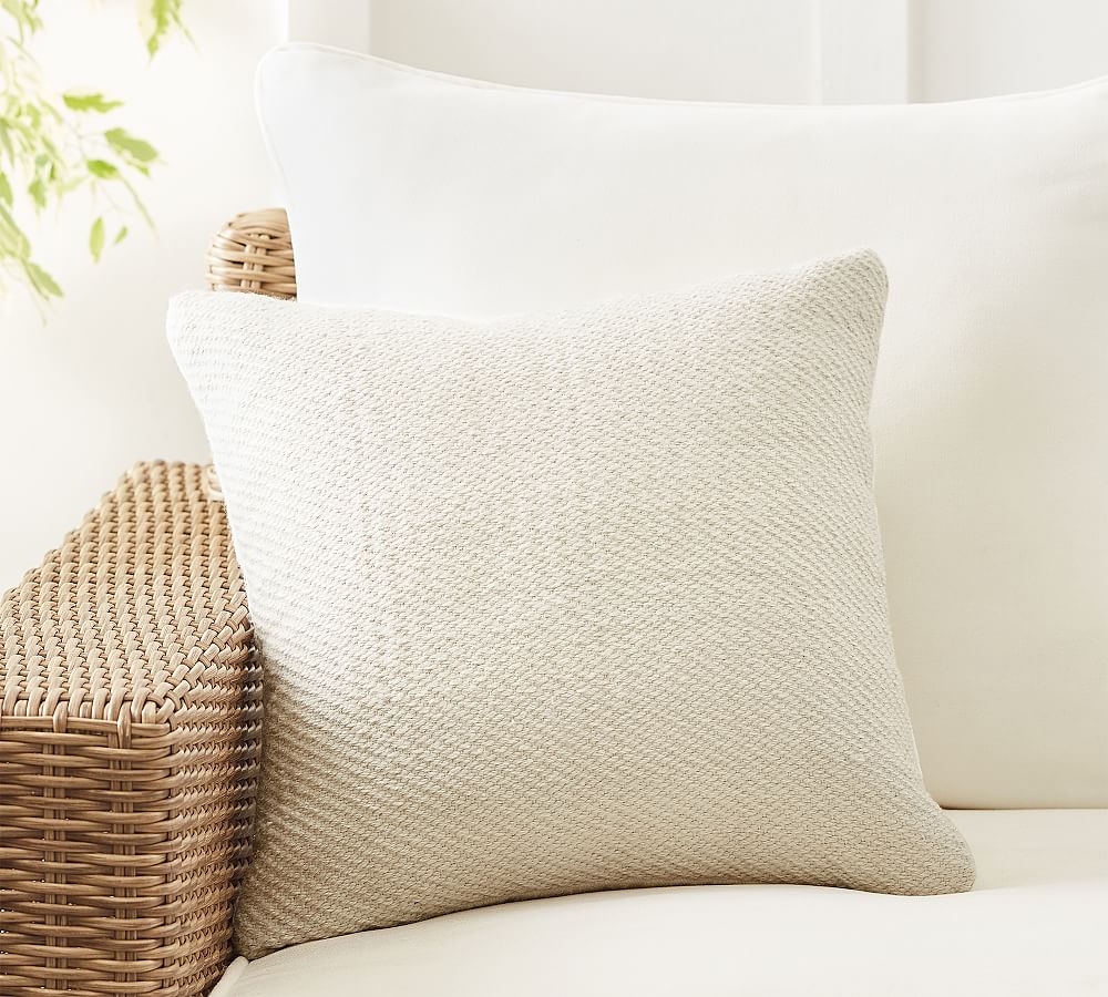Eldoris Textured Outdoor Pillow