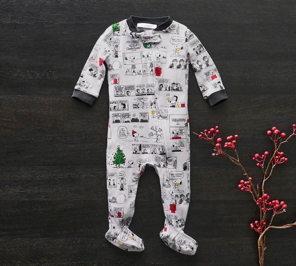 Peanuts&#8482; Holiday Organic Cotton Nursery Pajamas