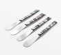 Luster Handcrafted Stainless Steel Cheese Spreaders - Set of 4