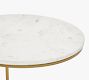 Delaney Oval Marble C-Table (19&quot;)