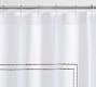 Pearl Embroidered Organic Shower Curtain