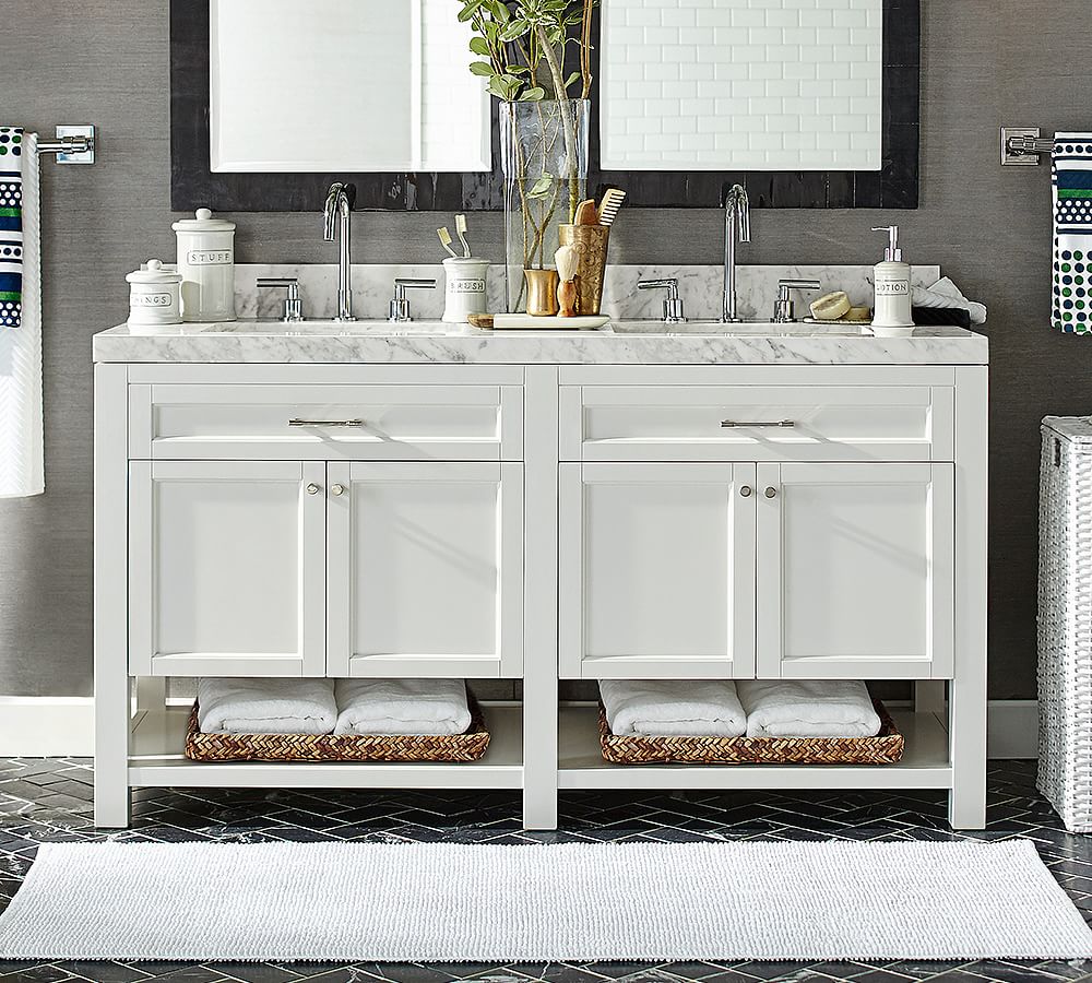 Piedmont 60&quot; Double Sink Vanity