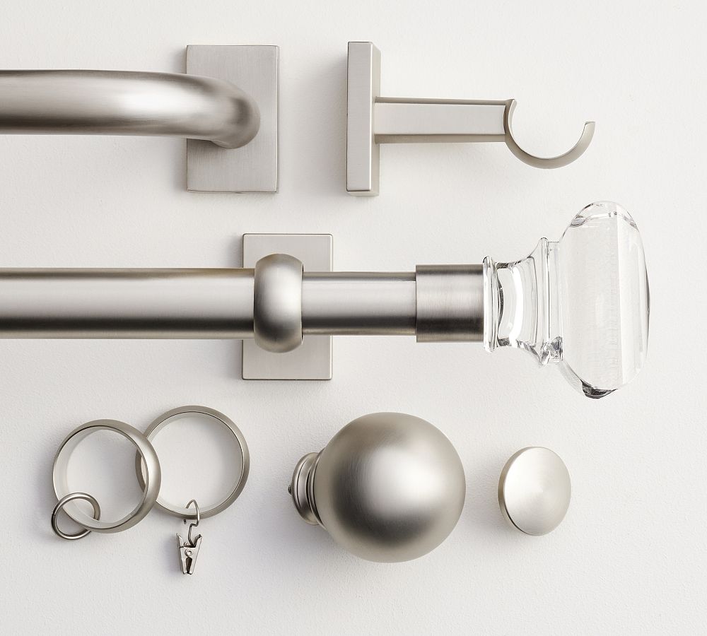 Standard Pewter Curtain Hardware Collection