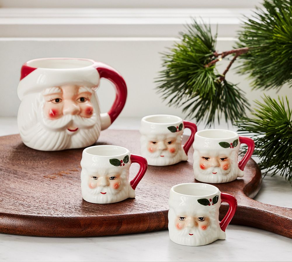 Santa Claus Espresso Shot Glasses - Set of 4