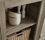 Indio Eucalyptus Outdoor Kitchen Convertible Refrigerator/Open Cabinet (24&quot;)