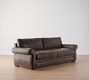 Pearce Roll Arm Leather Sofa (73&quot;&ndash;99&quot;)