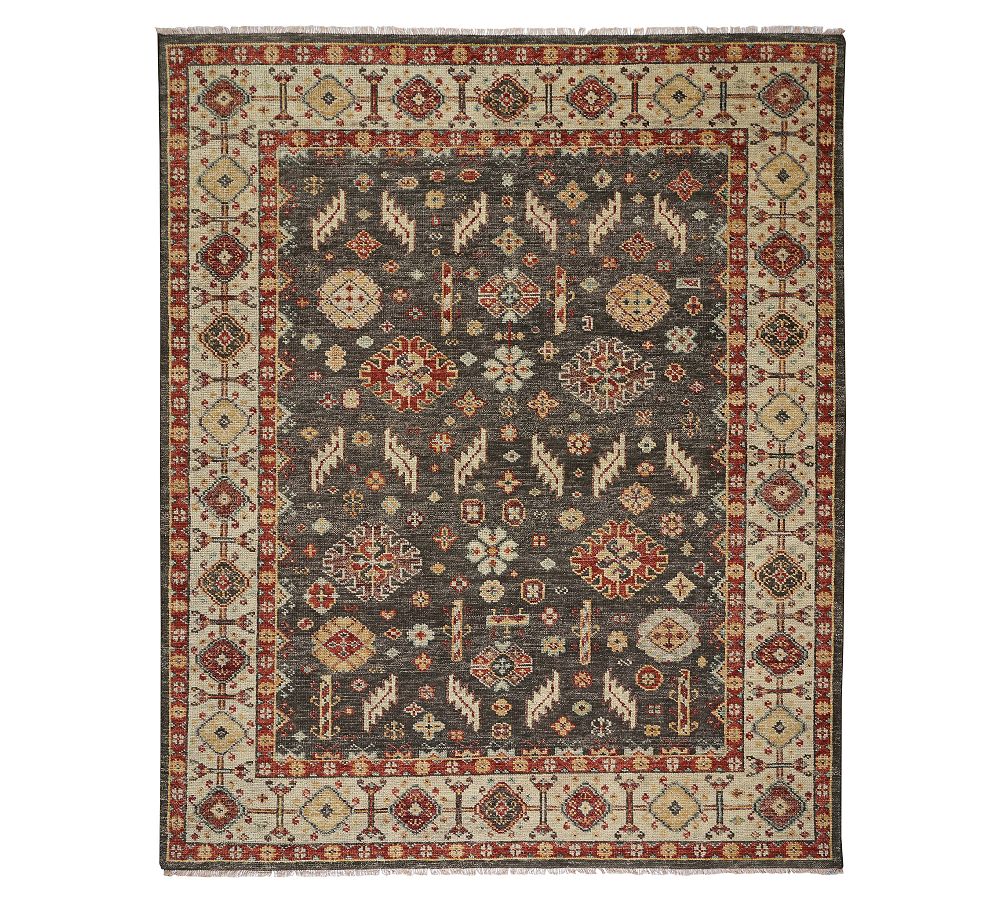 Rasia Hand-Knotted Wool Persian-Style Rug
