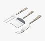 Silver Dash Handcrafted Stainless Steel Cheese Knives - Set of 3