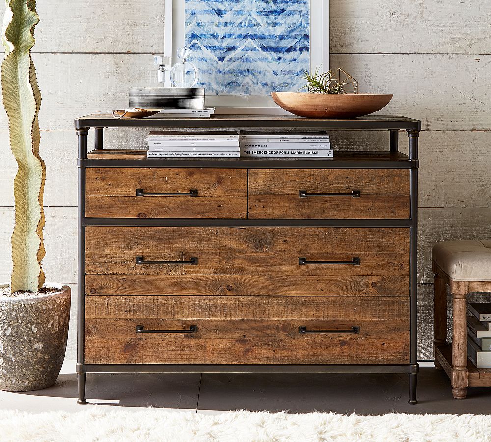 Juno Reclaimed Wood 4-Drawer Dresser
