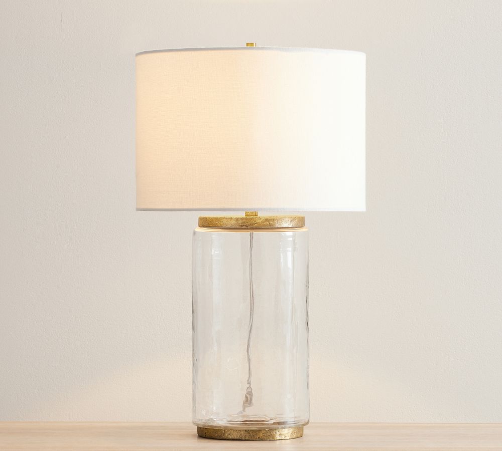 Dalton Recycled Glass Table Lamp | Pottery Barn