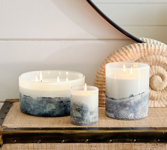 Surfrider Foundation Seadrift Frosted Candle - Pacific Grove