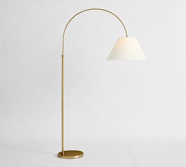 Sinclair Metal Arc Sectional Floor Lamp | Pottery Barn