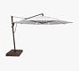 13' Round Carmela Cantilever LED Outdoor Patio Umbrella