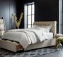 Chesterfield Tufted Upholstered Platform Bed with Footboard or Side Storage