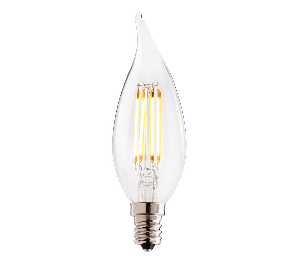 LED Filament Flame Bulb - Pack of 4