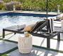 Malibu Metal Stackable Outdoor Chaise Lounge, Set of 2