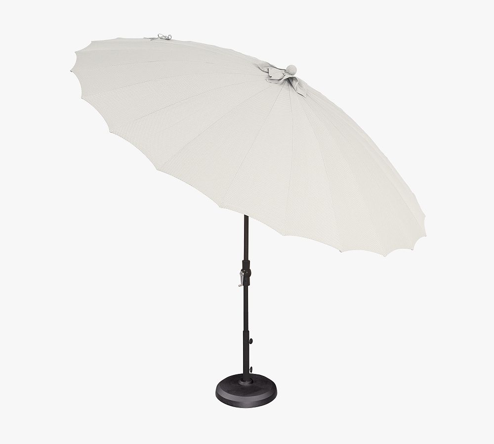 10' Round Portia Outdoor Patio Umbrella - Aluminum Tilt Frame