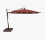 13' Round Carmela Cantilever LED Outdoor Patio Umbrella