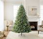 Lit Valley Fir Faux Christmas Tree