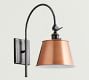 Tapered Metal Shade Arc Sconce