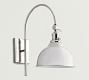 Metal Bell Arc Sconce