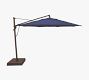 13' Round Breenan Cantilever Outdoor Patio Umbrella with Base.