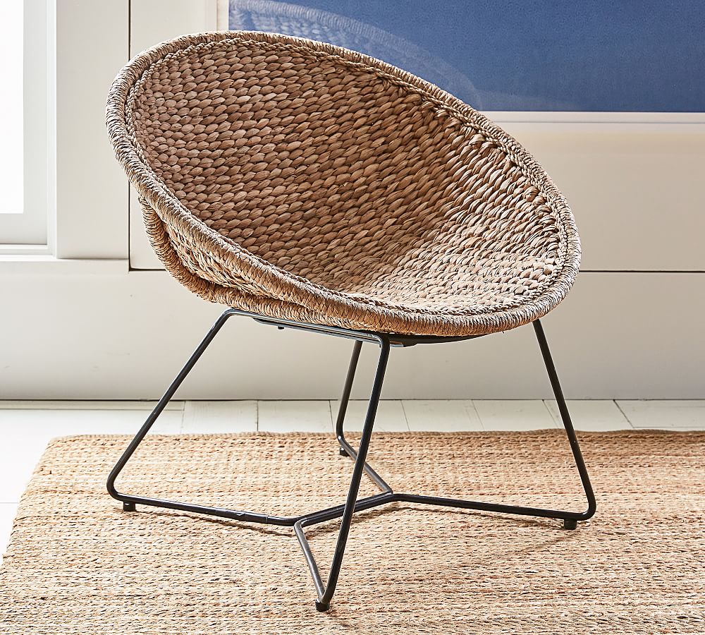 Woven Seagrass Papasan Chair
