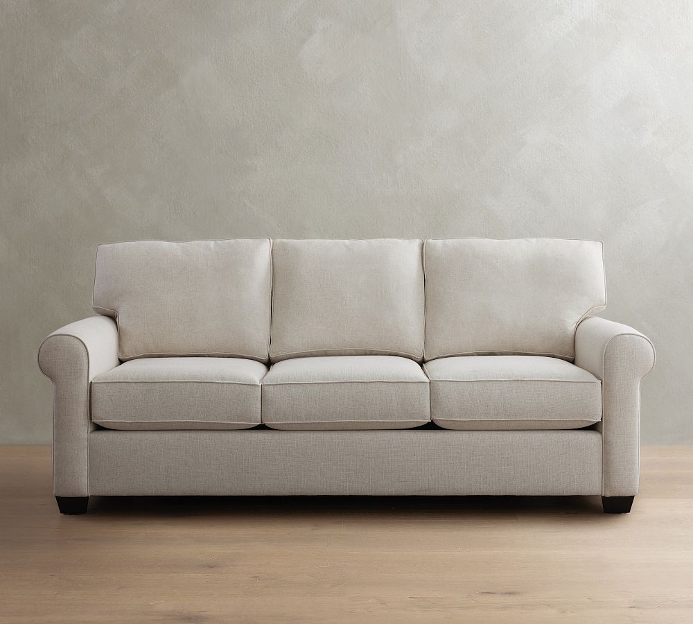 Buchanan Roll Arm Upholstered Sleeper Sofa with Memory Foam Mattress
