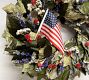 Patriotic Wreath With Flag