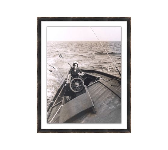 Sailing Sideways Framed Print