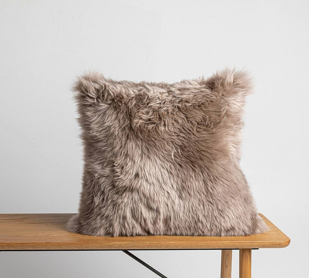 Liya Longwool Sheepskin Pillow