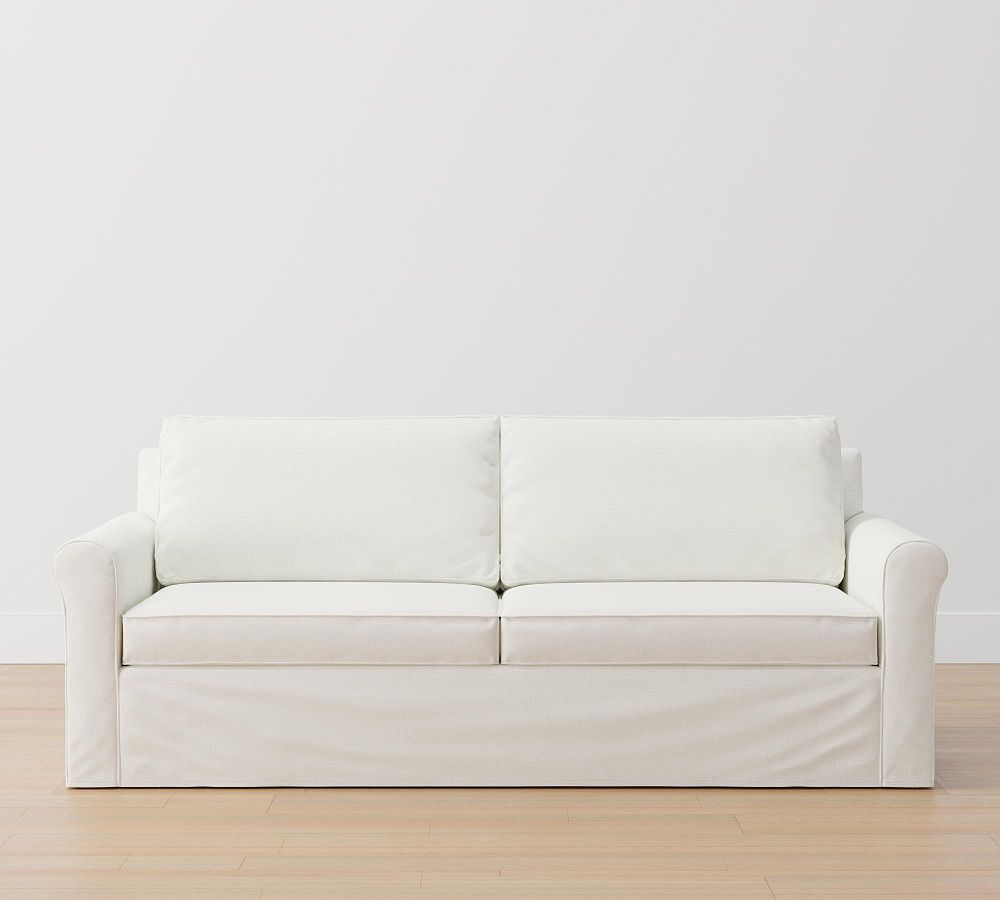 Cameron Roll Arm Slipcovered Sofa (63&quot;&ndash;98&quot;)