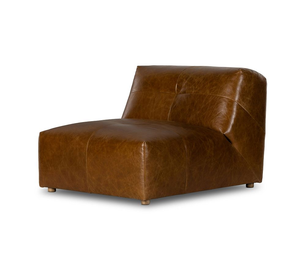 Thamen Leather Chair | Pottery Barn