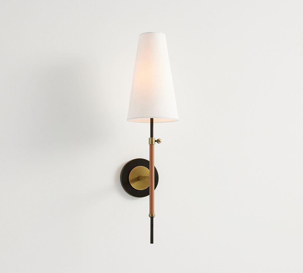 Harrison Leather Wrapped Sconce