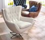 Wells Tufted Swivel Chair