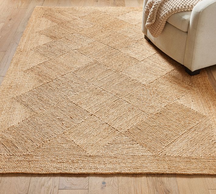 Palm Beach Jute Rug, Natural Fibre Rugs Belrose